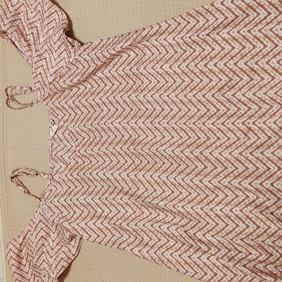 Lagaci Women's Cold Shoulder Blouse - Picture 4 of 5